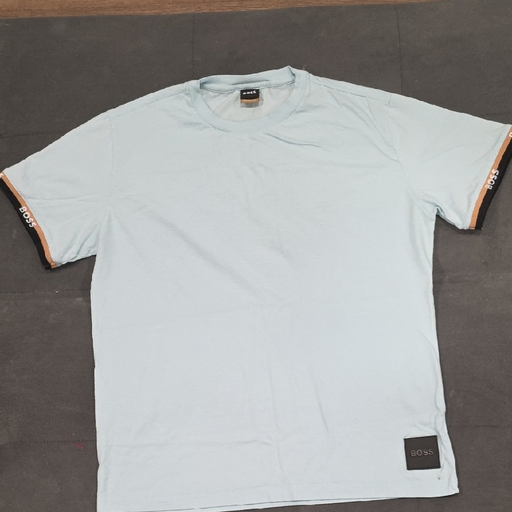 HUGO BOSS Sky Blue Short Sleeve Tee